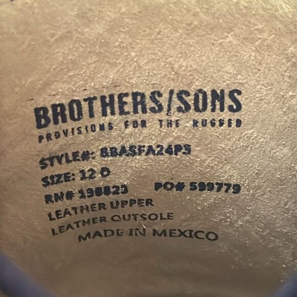 Brown Leather Men's Boots - Picture 9 of 10